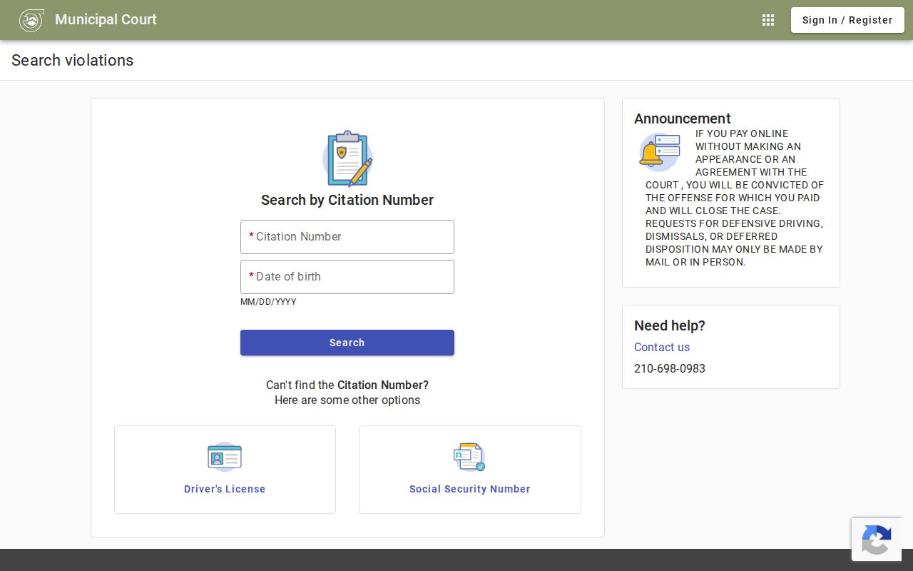 Fair Oaks Ranch payment search for Comal County court records